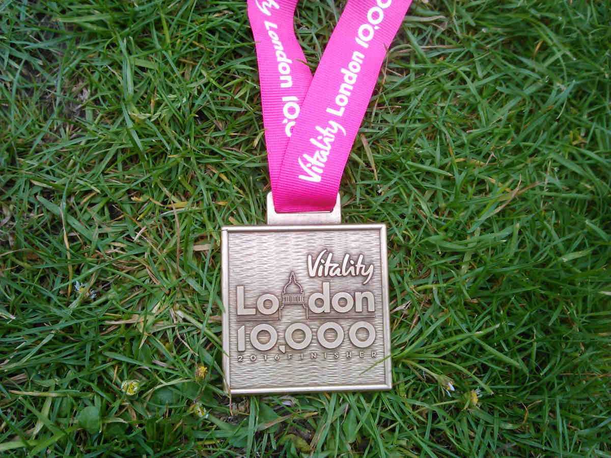 London 10,000 Finisher Medal