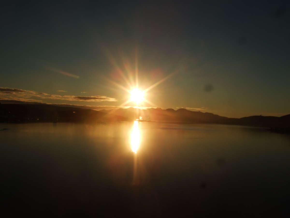 Midnight sun in Tromso